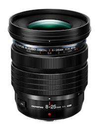 「M.ZUIKO DIGITAL ED 8-25mm F4.0 PRO」製品イメージ
