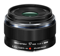 「M.ZUIKO DIGITAL 17mm F1.8 II」製品イメージ